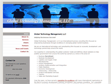 Tablet Screenshot of globaltechnologymanagement.net